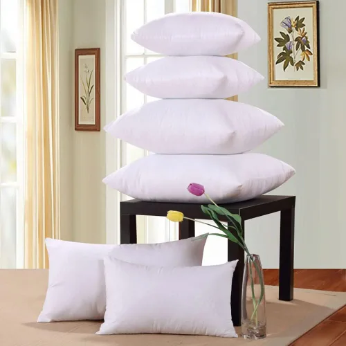 Vista 6 de Eforcase Inserto de almohadas de 18 x 18 pulgadas, insertos de almohada para sofá, silla, inserto cuadrado para fundas de almohada para fundas