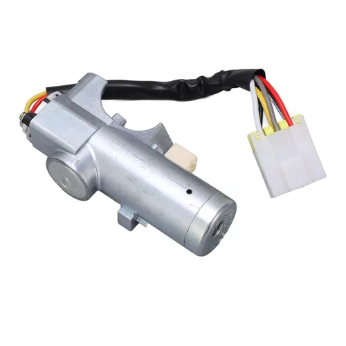 Vista 5 de Aramox Interruptor de arranque de vehículo de coche Cerradura de encendido con cerradura automática de puerta 2 llaves para Navara D22 19972006