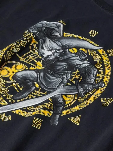 Vista 3 de Camiseta Nintendo Legend of Zelda Link para hombre
