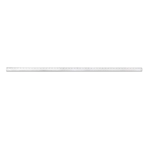 Vista 2 de Alumicolor Borde recto de aluminio con parte trasera central, 48 pulgadas, plateado