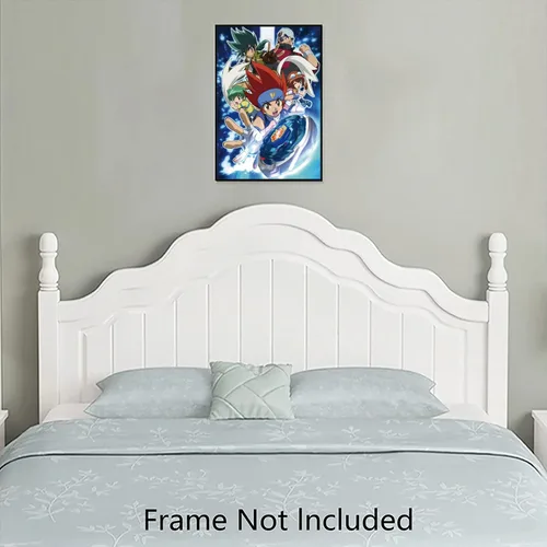 Vista 8 de Christ-EZ Anime Cartoons Beyblade Metal Fusion Cool Wall Decor Art Print Poster para la estética de la habitación - Póster mate sin marco regalo