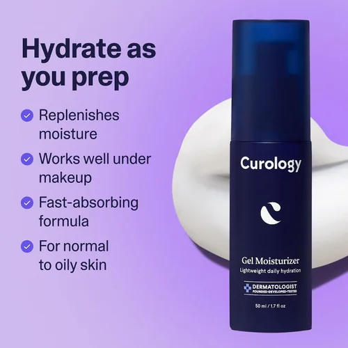 Vista 4 de Set de Regalo Curology Essentials, Parches para Espinillas de Emergencia para la Cara, Limpiador Facial Suave y Hidratante Gel Ligero para la Cara