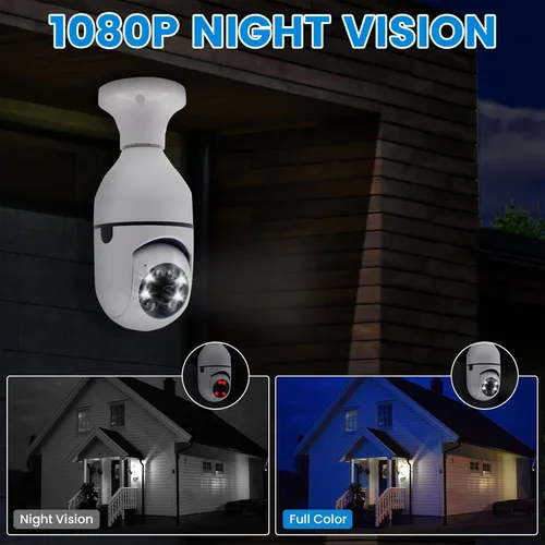 Vista 6 de Cámara de seguridad 1080p cámara de seguridad interior cámara de seguridad, detección de movimiento, visión nocturna para seguridad de la casa