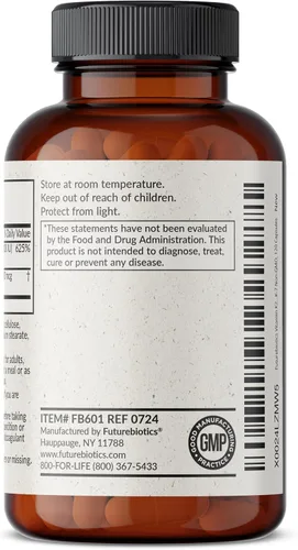 Vista 7 de Futurebiotics Vitamina K2 (MK7) con suplemento D3 - Fórmula sin OMG - 5000 UI de vitamina D3 y 90 mcg de vitamina K2 MK-7, 120 cápsulas vegetarianas