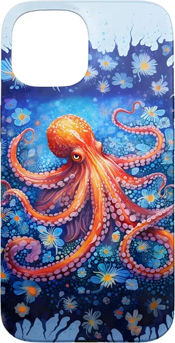 Vista 6 de Funda con diseño de criatura marina de pulpo Kraken para iPhone 17