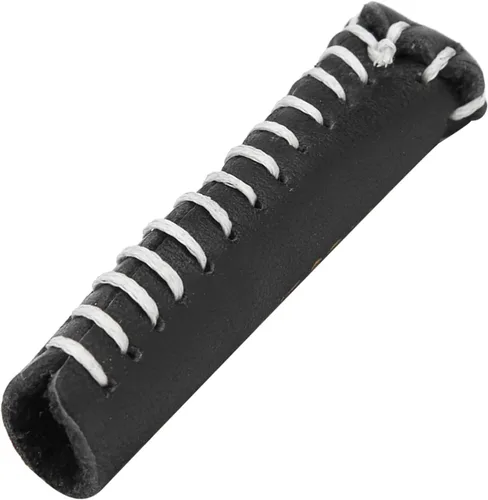 Vista 6 de Cubierta de punta de taco de billar, accesorios de cuero profesional, fácil de deslizar en la punta del taco, con material resistente y duradero