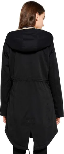 Vista 2 de Orolay Parka Abrigo de invierno con forro polar grueso para mujer con bolsillos
