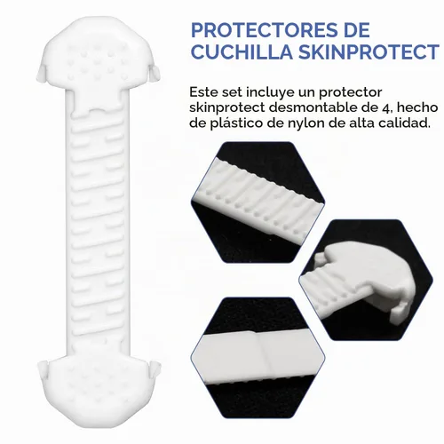 Vista 2 de Skin Protect Guards Replacement for Philips Norelco One Blade,4Pack