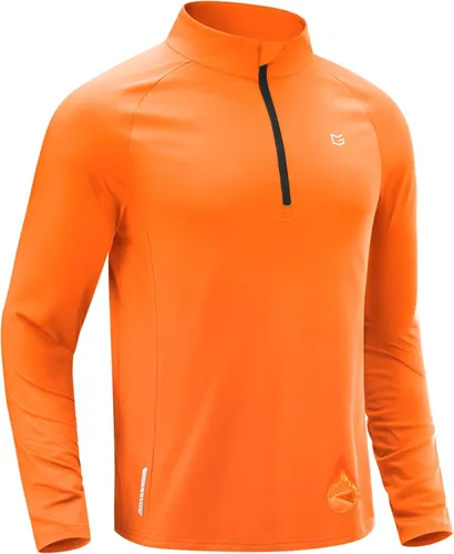 Vista 10 de G Gradual Camisa de golf atlética de manga larga con cremallera de forro Negro