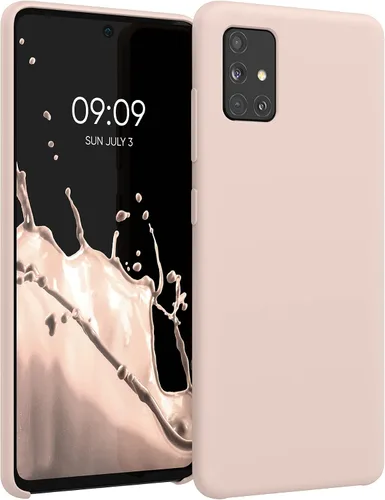 Vista 199 de kwmobile Funda Compatible con Samsung Galaxy A14 5G - Funda de teléfono de TPU y silicona con acabado suave - Verde Lima