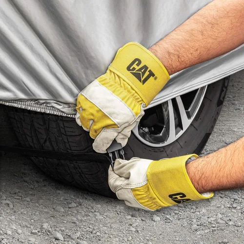 Vista 5 de CAT Funda para Camioneta de Reparto, Cubierta para Camiones, Cubierta de Coche Impermeable para Todo Tipo de Clima, Resistente, Cubierta Completa