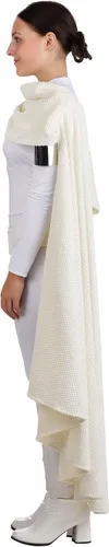 Vista 6 de Disfraz de Padme Amidala de Star Wars para mujer con cinturón de capa y espinilleras Traje de cosplay de Halloween