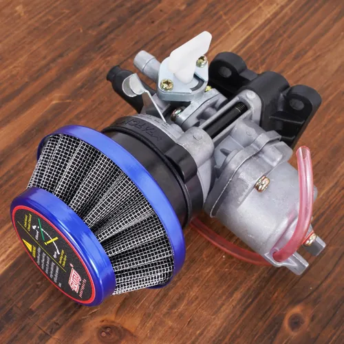 Vista 3 de Filtro de aire de 1.654 pulgadas, carburador PZ13, cable del acelerador de carbohidratos para 2 tiempos 43cc 47cc 49cc Mini ATV Quad Dirt Pocket Bike