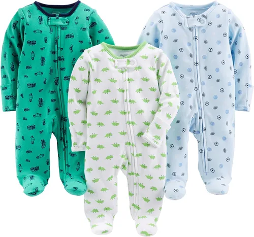 Vista 30 de Simple Joys by Carter’s - Paquete de 3 pijamas Sleep and Play