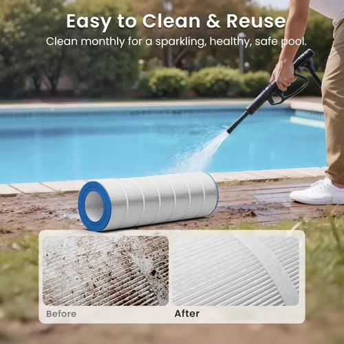 Vista 9 de Future Way Cartucho de filtro de piscina CC150 de repuesto para Pentair Clean & Clear 150, repuesto Pleatco PAP150, Pentair R173216, Unicel C-9415