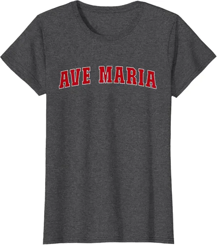 Vista 4 de Ave Maria FL Florida - Camiseta, Negro