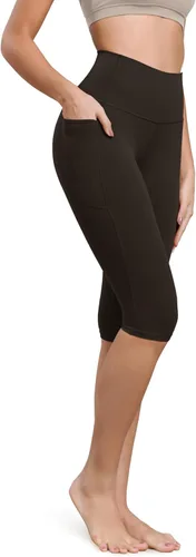 Vista 37 de ODODOS Pantalones capri de yoga suaves como mantequilla para salón con bolsillos para mujeres, leggings capri de cintura alta de 14"/19"/21