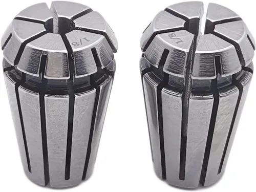 Vista 9 de ER11 - Juego de tuercas de resorte de alta precisión de 1/4 pulgadas para máquina de grabado CNC/herramienta de fresado de torno