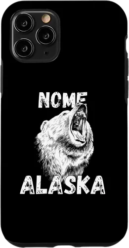 Vista 13 de Funda de recuerdo para iPhone 12 Mini Retro Nome AK Alaska City Apparel Souvenir