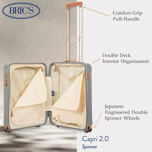 Vista 3 de Bric's Capri 2.0 21" Spinner, plateado, Capri 2.0 21" Spinner