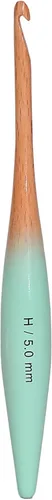Vista 9 de mindfulknits Gancho ergonómico de madera de haya de alta calidad, tamaño 7 de EE. UU., 4.5mm - 5.9 in de longitud, gancho de ganchillo de madera