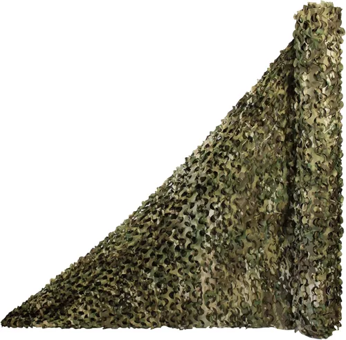 Vista 16 de WINWAY - Red de camuflaje en rollo a granel, malla para sombrilla, ideal para caza, tiro, decoración de fiesta con tema militar Desert Camo