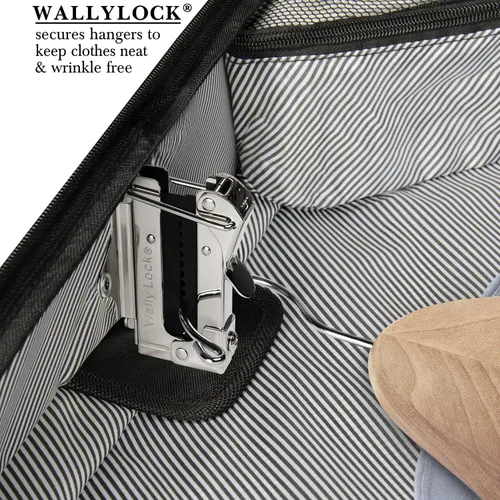 Vista 4 de WallyBags Solutions - Bolsa de ropa con ruedas, múltiples perchas y hecha para hombres y mujeres