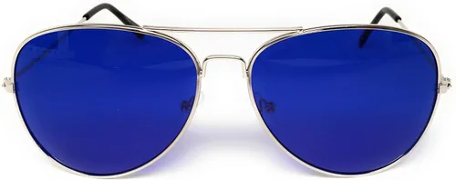 Vista 2 de WebDeals - Gafas de sol con marco de metal de aviador, estilo clásico