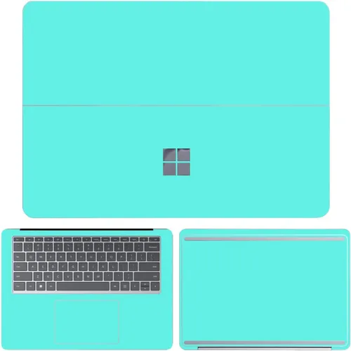 Vista 45 de SopiGuard Adhesivo para Microsoft Surface Laptop Studio 2021, envoltura de vinilo de borde a borde, incluye parte superior, teclado, paneles