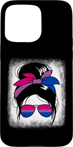 Vista 28 de iPhone 16 Bisexual Messy Bun Bi Sexual Women's Bisexual Case