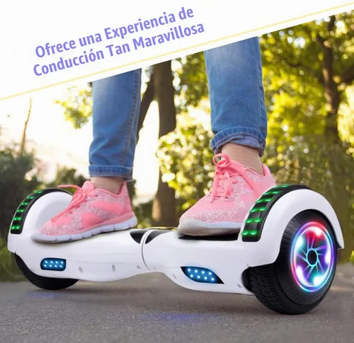 Vista 4 de FLYING-ANT Self Balancing Scooter, 6.5” Two-Wheel with Bluetooth and Flashing LED Lights