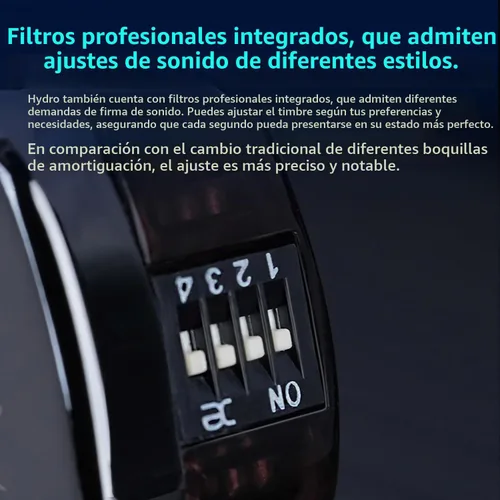 Vista 7 de CCA Hydro 2DD 8BA Auriculares con monitor de oído, HiFi IEM con 4