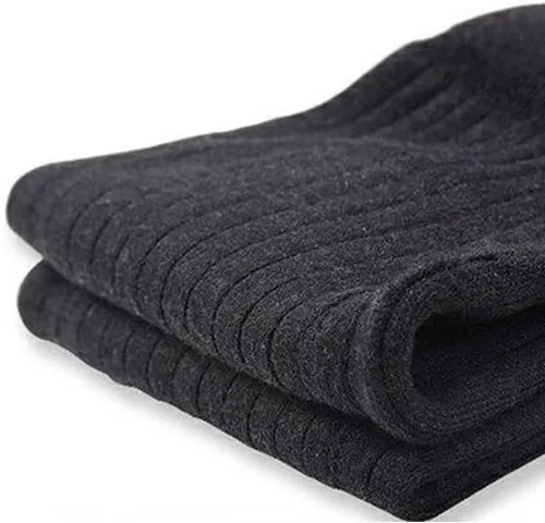 Vista 3 de Rodillera unisex de lana de cachemira soporta calentador de piernas, rodillera térmica cálida para invierno, rodilleras, rodilleras, calentadores