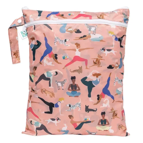 Vista 33 de Bumkins Bolsa Húmeda Colgante Impermeable Grande para Bebé, Lavandería, Ropa Sucia, Viajes, Traje de Baño, Pañales de Tela, Piscina, Toallas