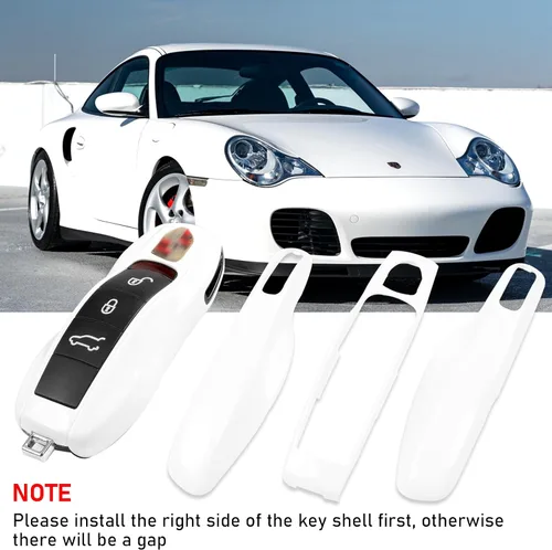 Vista 8 de Jaronx Funda compatible con llavero Porsche para Cayenne Panamera Macan 911