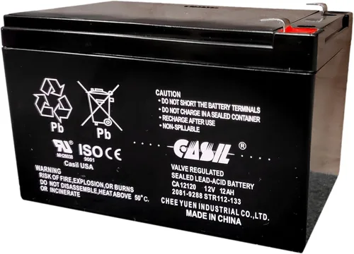 Vista 9 de Casil 3FM7 6V7Ah 20HR Batería de 6V 7Ah para juguetes motorizados - Batería recargable 3FM7 de 6V 7Ah duradera para juguetes motorizados para niños