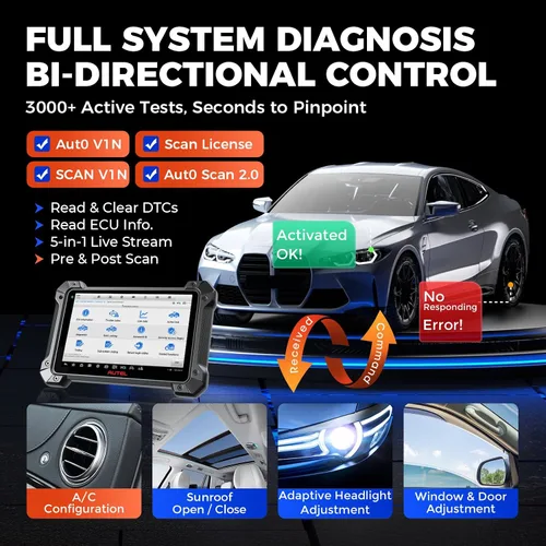 Vista 5 de Autel, sistema de análisis y diagnóstico de vehículos automóviles