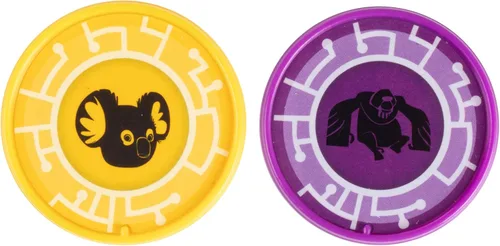 Vista 5 de Wild Kratts Climbers Figuras de Acción Coleccionables y Discos (8 piezas) Incluye 4 Discos de Poder de Criatura + 4 Animales - Juguetes con Licencia