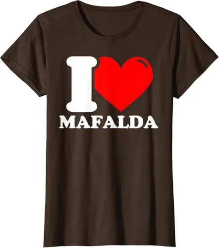 Vista 14 de Camiseta I Love Mafalda, Negro