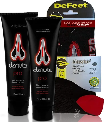 Vista 11 de dznuts Men's Pro Chamois Cream, Anti -Chafing Cream for Saddle Sores, Chafing, Rubbing, Inner Thighs Friction for Cyclists, Runners, Triathletes