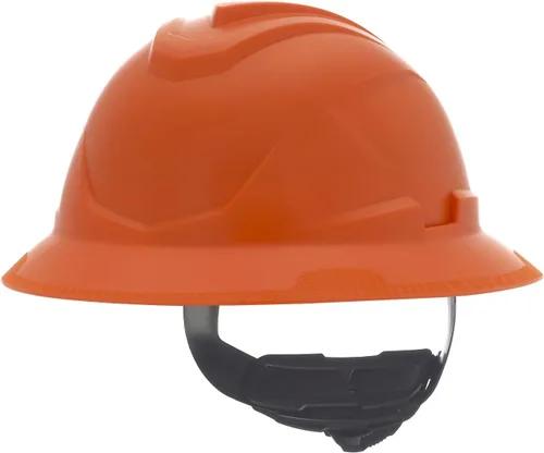 Vista 16 de MSA V-Gard C1 Casco de Ala Completa con Barrera Térmica de Enfriamiento ReflectIR y Suspensión Fas-Trac III - Utiliza Características