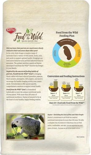 Vista 8 de Kaytee Food de The Wild Natural Pet Parrot Food, 2.5 libras