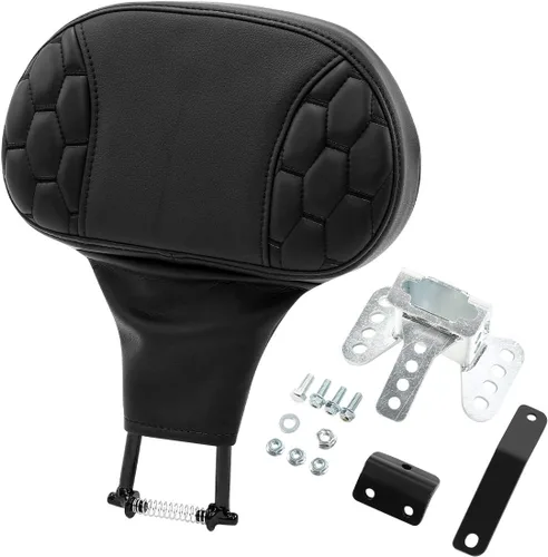 Vista 31 de Asiento de conductor, pasajero y piloto - SLMOTO Asiento de motocicleta de una pieza para 2 personas, compatible con Harley Touring Road King CVO