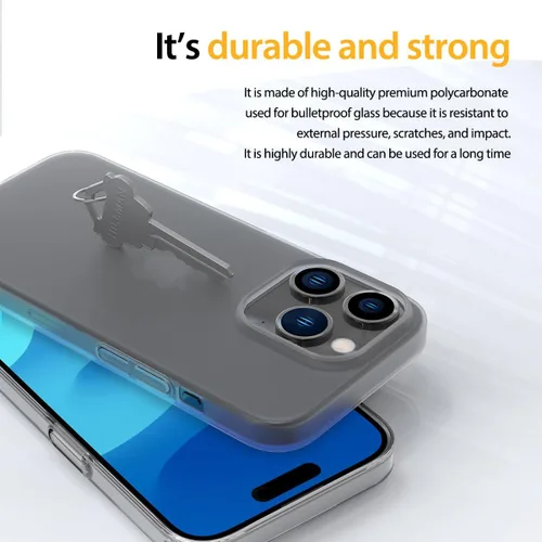 Vista 5 de araree Nukin - Funda diseñada para iPhone 15, antiarañazos, de policarbonato duro, delgada, antiamarilleamiento, a prueba de golpes, compatible