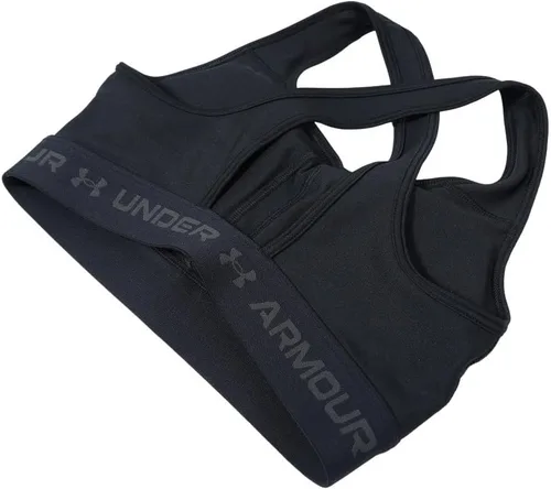 Vista 9 de Under Armour - Sujetador deportivo de medio impacto, con espalda cruzada, para mujer