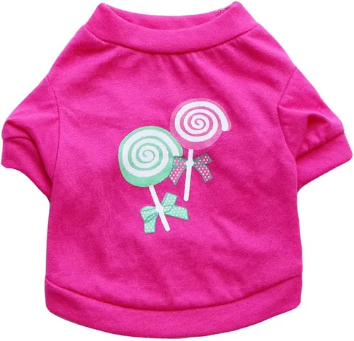 Vista 6 de Camisetas para mascotas lindas camisetas de verano sin mangas para perros y gatos