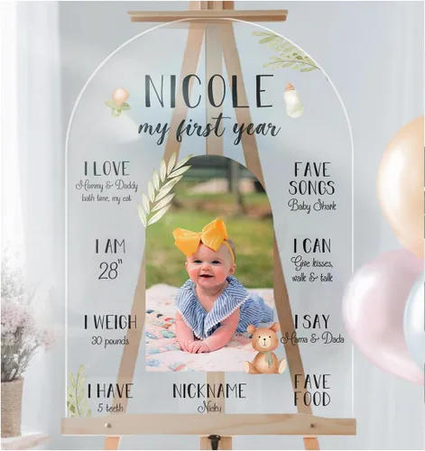 Vista 9 de SPEEDYORDERS Cute Cats - Marco de fotos para baby shower, marco de fotos personalizado, marco de fotos personalizado para cabina de fotos (papel)