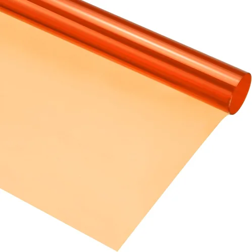 Vista 24 de MECCANIXITY Filtro de gel de iluminación de 15.7 x 19.7 pulgadas, hoja de corrección de color marrón para estudio fotográfico, luz de cabeza roja