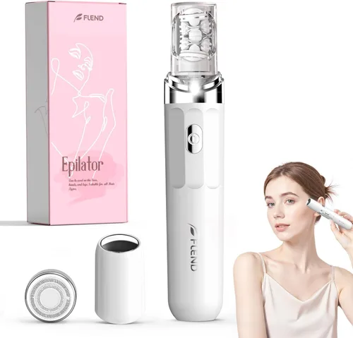 Vista 10 de Epilator for Women, 2 in 1 Facial Hair Removal, Electric Lady Shaver with LED Light, Rechargeable Hair Removal Device for Legs, Face, Bikini & Arms