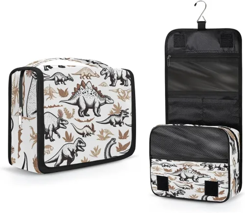 Vista 8 de AUUXVA Neceser de viaje, organizador de cosméticos, bolsa de maquillaje colgante para mujeres, hombres y niñas, Bailarina bailarina
